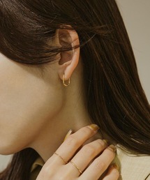 URBAN RESEARCH | METIER　Midi Oval Clicker Hoops(ピアス（片耳用）)