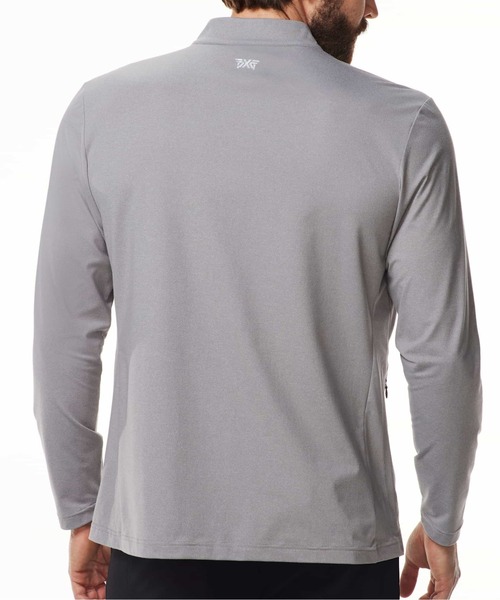 PXG グレー フルジップジャケット PXG（ピーエックスジー）の「Men's Dusk 1/4-Zip Pullover Heather