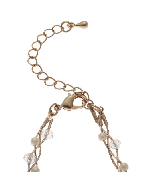 RESEXXY（リゼクシー）の「ビーズコンビネックレス（ネックレス・レディース・ゴールド/シルバー・FREE）」の6枚目の写真