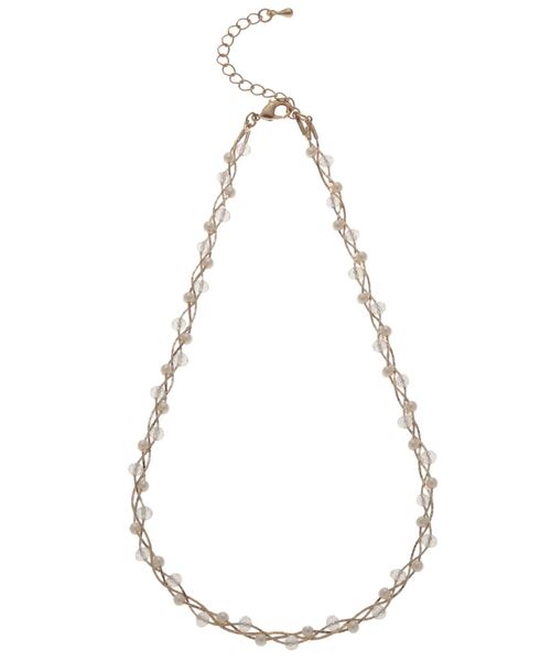 RESEXXY（リゼクシー）の「ビーズコンビネックレス（ネックレス・レディース・ゴールド/シルバー・FREE）」の7枚目の写真