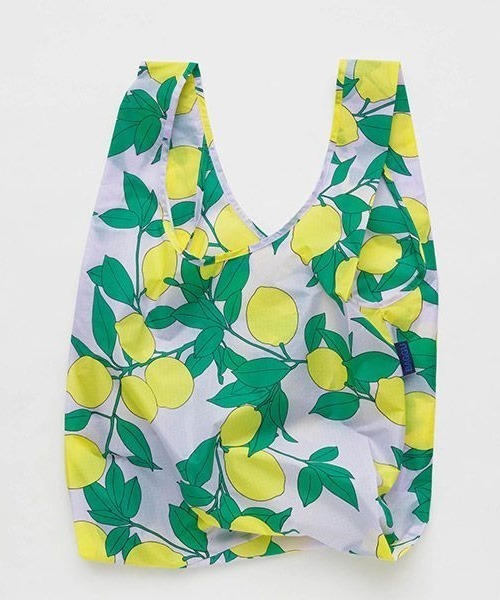 BAGGU（バグー）の「BAGGU Standard Bag（エコバッグ/サブバッグ・レディース・オレンジ系その他/グリーン×ピンク/レモンイエロー/ピンク系その他/モスグリーン/ピンク系その他2/ピンク系その他3/ピンク/ダークカーキ/ブルー系1/ブラック×ホワイト/ネイビー×ホワイト/グリーン系その他/ブルー系その他/ホワイト系その他/イエロー/ピンク系その他4・FREE）」の11枚目の写真