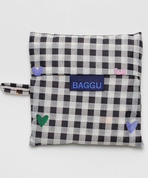 BAGGU（バグー）の「BAGGU Standard Bag（エコバッグ/サブバッグ・レディース・オレンジ系その他/グリーン×ピンク/レモンイエロー/ピンク系その他/モスグリーン/ピンク系その他2/ピンク系その他3/ピンク/ダークカーキ/ブルー系1/ブラック×ホワイト/ネイビー×ホワイト/グリーン系その他/ブルー系その他/ホワイト系その他/イエロー/ピンク系その他4・FREE）」の19枚目の写真