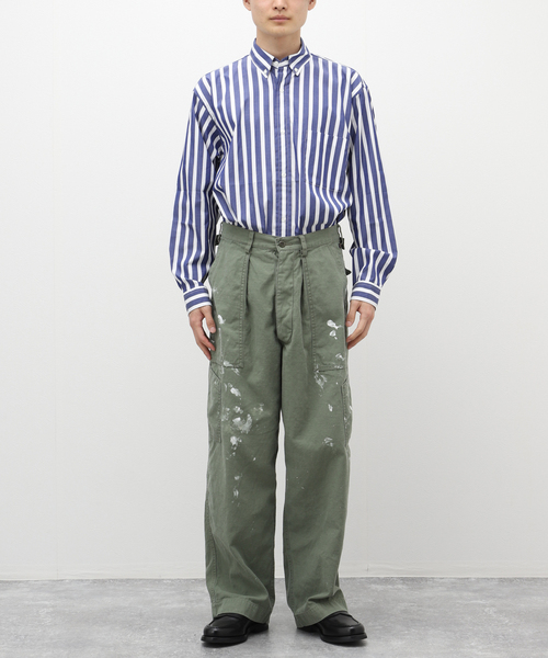 marka(マーカ)の「【MARKA / マーカ】 BAKER PANTS PAINTED M23A-08 PT11C(カーゴパンツ・メンズ・ホワイト/カーキ・2)」の12枚目の写真