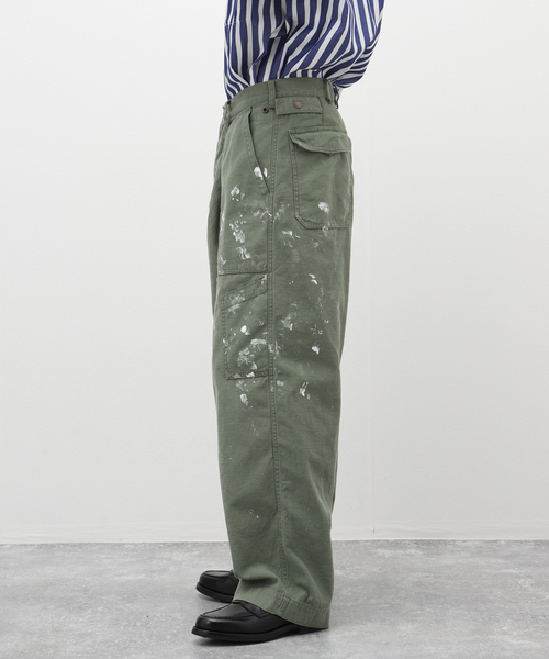 marka(マーカ)の「【MARKA / マーカ】 BAKER PANTS PAINTED M23A-08 PT11C(カーゴパンツ・メンズ・ホワイト/カーキ・2)」の17枚目の写真