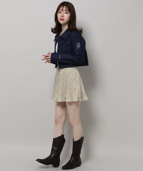 3.3 Field Trip （3.3フィールドトリップ）の「3.3 Field Trip／フラワープリーツスカート 2198732（スカート・レディース・ピンク/イエロー・FREE）」の14枚目の写真