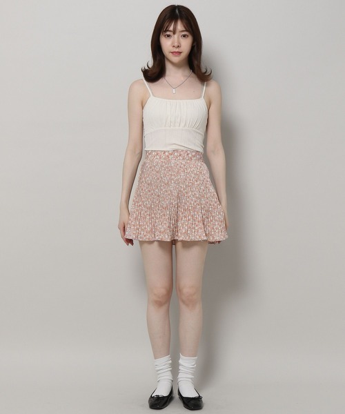 3.3 Field Trip （3.3フィールドトリップ）の「3.3 Field Trip／フラワープリーツスカート 2198732（スカート・レディース・ピンク/イエロー・FREE）」の11枚目の写真