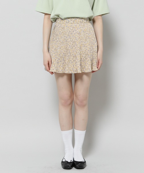3.3 Field Trip （3.3フィールドトリップ）の「3.3 Field Trip／フラワープリーツスカート 2198732（スカート・レディース・ピンク/イエロー・FREE）」の16枚目の写真