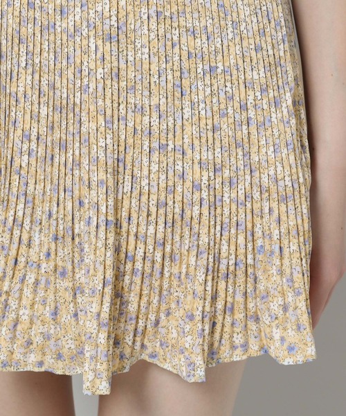 3.3 Field Trip （3.3フィールドトリップ）の「3.3 Field Trip／フラワープリーツスカート 2198732（スカート・レディース・ピンク/イエロー・FREE）」の21枚目の写真