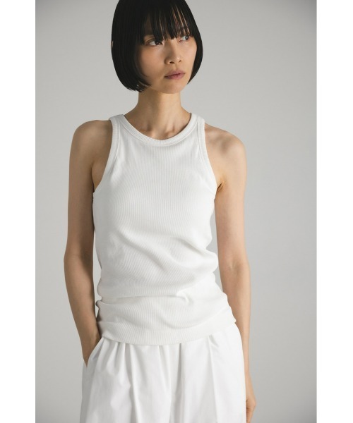 STYLEMIXER（スタイルミキサー）の「カップ付きアメスリタンクトップ（タンクトップ・レディース・ホワイト/ベージュ/ブラック・MEDIUM/SMALL）」の4枚目の写真