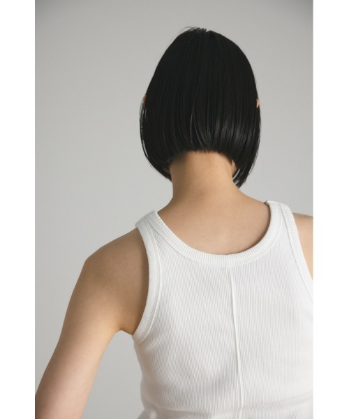 STYLEMIXER（スタイルミキサー）の「カップ付きアメスリタンクトップ（タンクトップ・レディース・ホワイト/ベージュ/ブラック・MEDIUM/SMALL）」の10枚目の写真