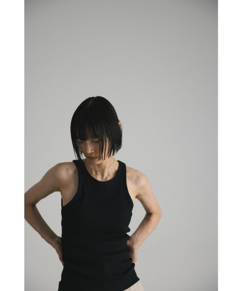 STYLEMIXER（スタイルミキサー）の「カップ付きアメスリタンクトップ（タンクトップ・レディース・ホワイト/ベージュ/ブラック・MEDIUM/SMALL）」の14枚目の写真