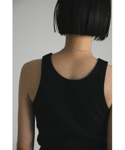 STYLEMIXER（スタイルミキサー）の「カップ付きアメスリタンクトップ（タンクトップ・レディース・ホワイト/ベージュ/ブラック・MEDIUM/SMALL）」の19枚目の写真