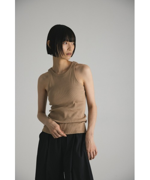 STYLEMIXER（スタイルミキサー）の「カップ付きアメスリタンクトップ（タンクトップ・レディース・ホワイト/ベージュ/ブラック・MEDIUM/SMALL）」の21枚目の写真