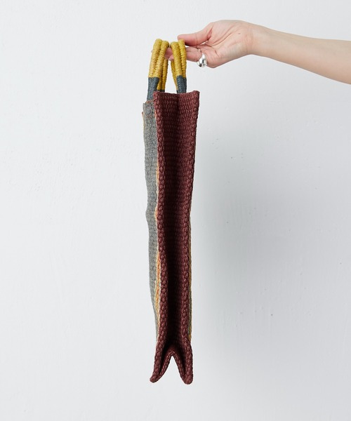 MAISON BENGAL（マイソンベンガル）の「《別注》【MAISON BENGAL（メゾン・ベンガル）】dinajpur Handle Jute Tote Bagジュートハンドルバッグ（トートバッグ・レディース・ベージュ/グレー/ブラック・FREE）」の20枚目の写真