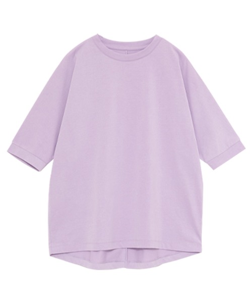 for/c（フォーシー）の「ドルマンスリーブチュニック【サスティナブル】（Tシャツ/カットソー・レディース・ホワイト/ラベンダー・M/L）」の9枚目の写真