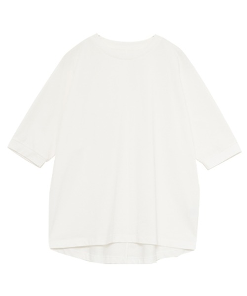 for/c（フォーシー）の「ドルマンスリーブチュニック【サスティナブル】（Tシャツ/カットソー・レディース・ホワイト/ラベンダー・M/L）」の10枚目の写真