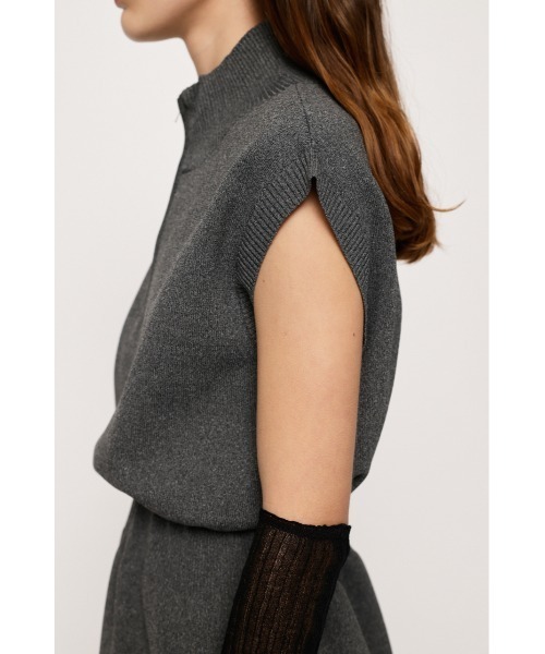 SLY（スライ）の「ZIP UP WAIST RIB S/OP ジップアップ ウエスト
