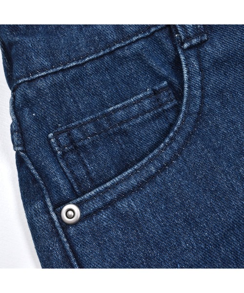 ZIDDY（ジディ）の「ZIDDY/ベルト付きダメージデニムショートパンツ(130~160cm)（デニムパンツ・キッズ・ブラック/ネイビー・130/140/150/160）」の16枚目の写真