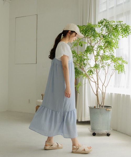 flower（フラワー）の「ウォータリーウリエルワンピース（ワンピース・レディース・ブルー/イエロー・FREE）」の14枚目の写真