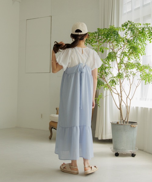 flower（フラワー）の「ウォータリーウリエルワンピース（ワンピース・レディース・ブルー/イエロー・FREE）」の15枚目の写真