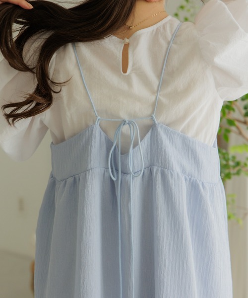 flower（フラワー）の「ウォータリーウリエルワンピース（ワンピース・レディース・ブルー/イエロー・FREE）」の16枚目の写真