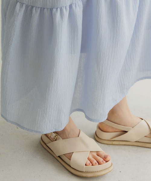 flower（フラワー）の「ウォータリーウリエルワンピース（ワンピース・レディース・ブルー/イエロー・FREE）」の18枚目の写真