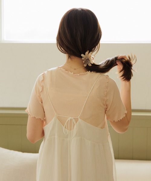 flower（フラワー）の「ウォータリーウリエルワンピース（ワンピース・レディース・ブルー/イエロー・FREE）」の20枚目の写真