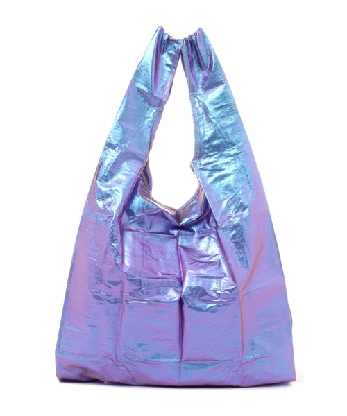 BAGGU(バグー)の「【BAGGU(バグゥ)】メタリック (日本限定)/ エコバッグ / トートバッグ〈A4サイズ対応〉(エコバッグ/サブバッグ・レディース・イエロー/シルバーグレー/その他1/その他2/セージグリーン/ライトブルー/ピンク・0)」の7枚目の写真