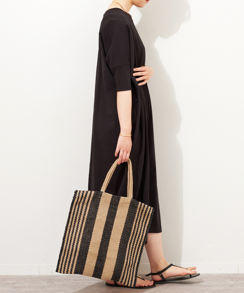 MAISON BENGAL（マイソンベンガル）の「【MAISON BENGAL/マイソンベンガル 】Jute Poresh Bag：バッグ（トートバッグ・レディース・ブラウン/オレンジ/ブラック・FREE）」の5枚目の写真