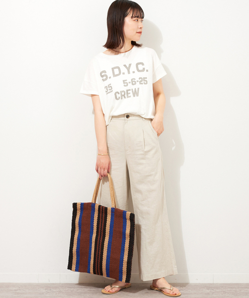 MAISON BENGAL（マイソンベンガル）の「【MAISON BENGAL/マイソンベンガル 】Jute Poresh Bag：バッグ（トートバッグ・レディース・ブラウン/オレンジ/ブラック・FREE）」の8枚目の写真