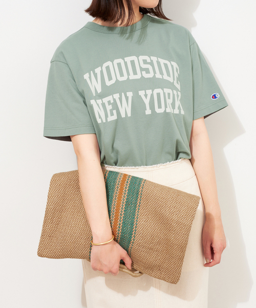 MAISON BENGAL（マイソンベンガル）の「【MAISON BENGAL/マイソンベンガル 】Jute Poresh Bag：バッグ（トートバッグ・レディース・ブラウン/オレンジ/ブラック・FREE）」の12枚目の写真