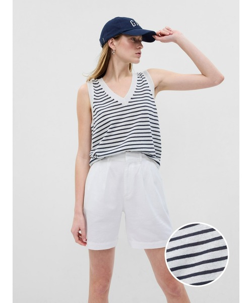 STRETCH LINEN グレーミント平織り無地ビジネスカジュアル