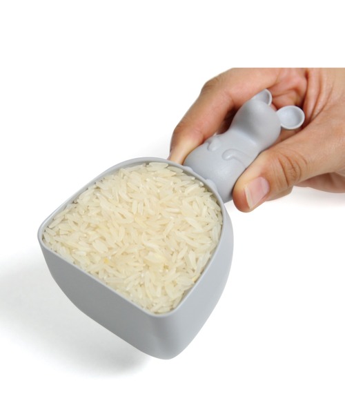 BIRTHDAY BAR（バースデイバー）の「ライススクープ 計量カップ（キッチンツール・レディース・ホワイト/グレー・フリー）」の5枚目の写真
