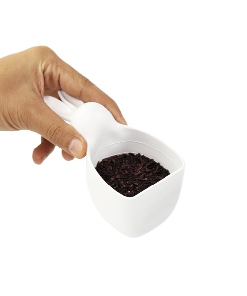 BIRTHDAY BAR（バースデイバー）の「ライススクープ 計量カップ（キッチンツール・レディース・ホワイト/グレー・フリー）」の6枚目の写真