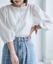 coen（コーエン）の「シアーボリュームスリーブブラウス（シャツ/ブラウス）」