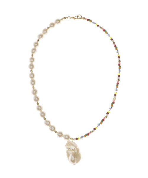 jouetie（ジュエティ）の「【TOHOビーズ別注】ミックスビーズネックレス（ネックレス・レディース・シルバー/ゴールド・FREE）」の14枚目の写真