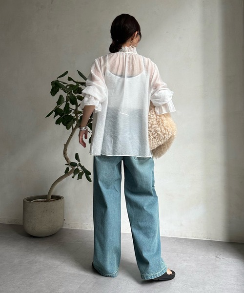 DouDou（ドゥドゥ）の「フリルブラウス（シャツ/ブラウス）」 - WEAR
