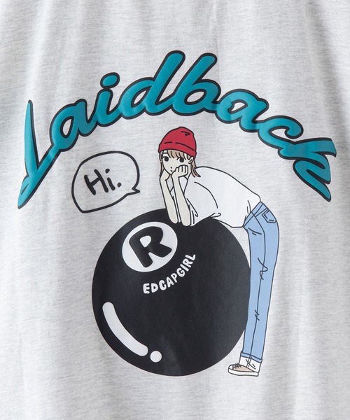 Red Cap Girl(レッドキャプガール)の「【RED CAP GIRL/レッドキャップガール】 バックプリント ビッグTシャツ ビッグシルエット 8ボール 90s コットン100% ユニセックス(Tシャツ/カットソー・メンズ・チャコールグレー/グレー/ブルー/ホワイト・MEDIUM/LARGE)」の17枚目の写真