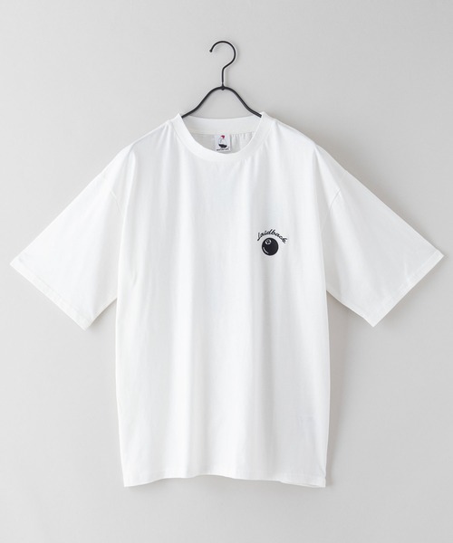 Red Cap Girl(レッドキャプガール)の「【RED CAP GIRL/レッドキャップガール】 バックプリント ビッグTシャツ ビッグシルエット 8ボール 90s コットン100% ユニセックス(Tシャツ/カットソー・メンズ・チャコールグレー/グレー/ブルー/ホワイト・MEDIUM/LARGE)」の5枚目の写真