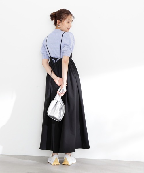 N.（N. Natural Beauty Basic）（エヌエヌナチュラルビューティーベーシック）の「◆フェザーパフニット（ニット/セーター・レディース・ピンク/ブルー/ベージュ・MEDIUM）」の11枚目の写真