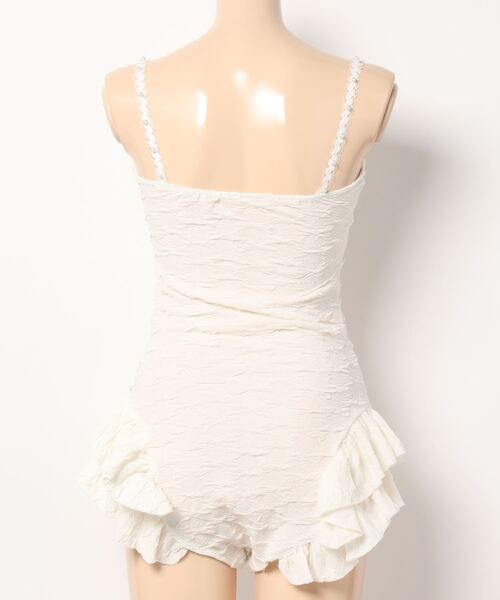 Dita（ディータ）の「パールショルダーフリルワンピース 水着（水着・レディース・アイボリー・M/L/XL）」の3枚目の写真