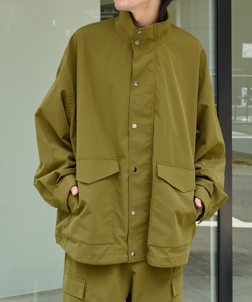 COLONY 2139（コロニートゥーワンスリーナイン）の「ストレッチスタンドブルゾン（ブルゾン・メンズ・カーキ/ブラック・MEDIUM/LARGE）」の14枚目の写真