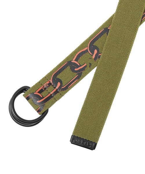HUF（ハフ）の「LINKED RING BELT / HUF ベルト（ベルト・メンズ・オリーブ・O/S）」の2枚目の写真
