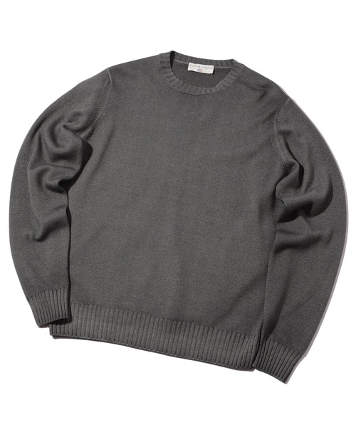 MEN'S BIGI(メンズビギ)の「【FILIPPO DE LAURENTIIS】10Gクルーネックニット(ニット/セーター・メンズ・モスグリーン/モカ/グレー・02/03)」の12枚目の写真