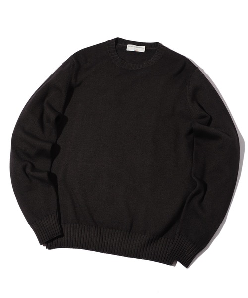 MEN'S BIGI(メンズビギ)の「【FILIPPO DE LAURENTIIS】10Gクルーネックニット(ニット/セーター・メンズ・モスグリーン/モカ/グレー・02/03)」の18枚目の写真