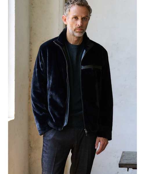 MEN'S BIGI(メンズビギ)の「【FILIPPO DE LAURENTIIS】10Gクルーネックニット(ニット/セーター・メンズ・モスグリーン/モカ/グレー・02/03)」の21枚目の写真