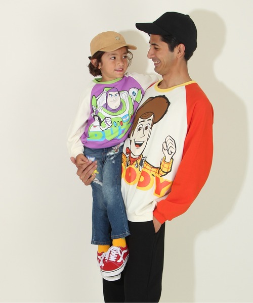 BABYDOLL（ベビードール）の「親子お揃い ディズニー トイストーリー キャラクタートレーナー 8660A（スウェット・レディース・その他32/ブラウン系その他7/その他23/その他16・L/M/S）」の14枚目の写真