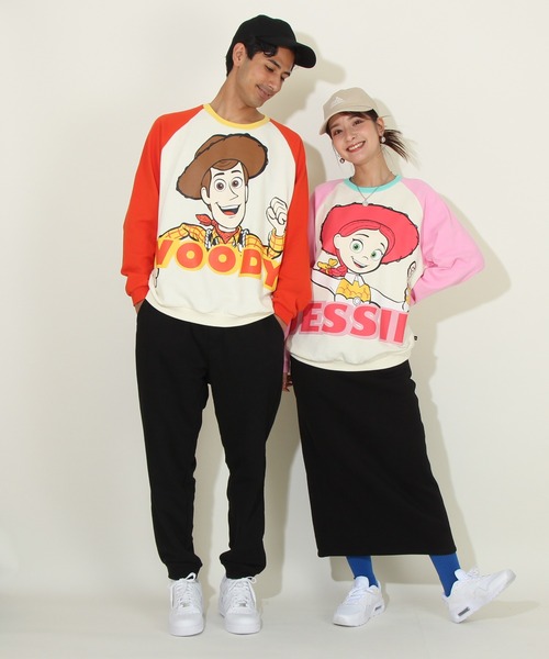 BABYDOLL（ベビードール）の「親子お揃い ディズニー トイストーリー キャラクタートレーナー 8660A（スウェット・レディース・その他32/ブラウン系その他7/その他23/その他16・L/M/S）」の8枚目の写真