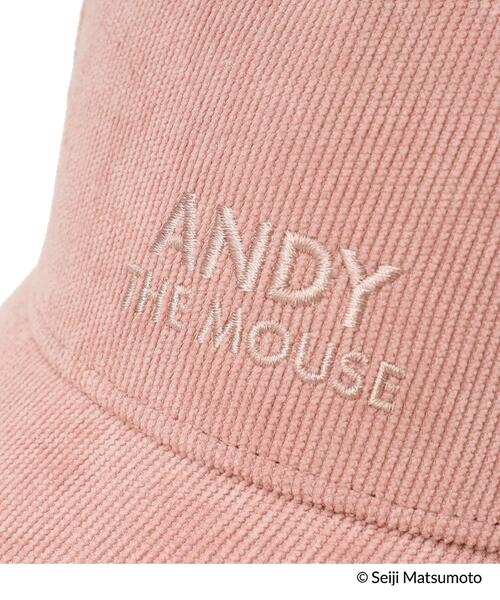 SHOO・LA・RUE（シューラルー）の「◆【ねずみのANDY】キャップ（チャーム付き）（キャップ・レディース・ブラウン系/ピンク系/ブラック・00）」の4枚目の写真