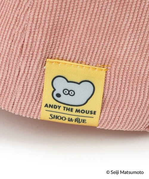 SHOO・LA・RUE（シューラルー）の「◆【ねずみのANDY】キャップ（チャーム付き）（キャップ・レディース・ブラウン系/ピンク系/ブラック・00）」の7枚目の写真